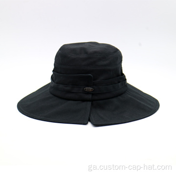 Samhradh 100% Hat Buicéad Cosanta Sun Polyester